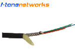 FC/UPC单模SM9/125 6芯铠装防鼠咬光纤跳线