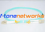 AMPHECOM多模双芯OM3光纤跳线 LC玄色连接头